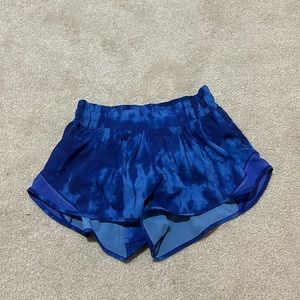 Lululemon Blue hotty hot shorts regular 2.5”